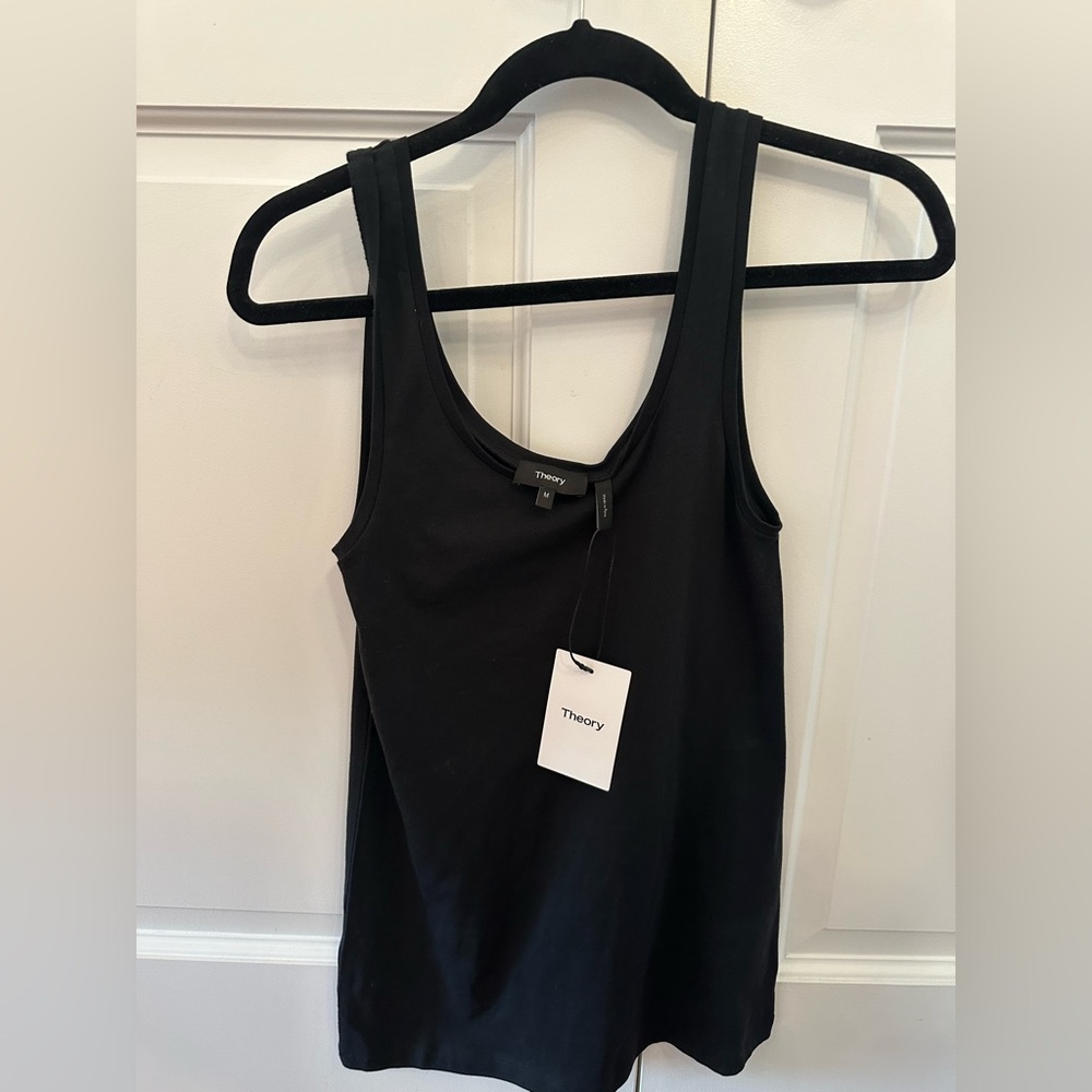 Theory tank top black nwt